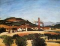 Usines près de Mont de Cengle Paul Cézanne
